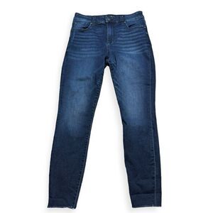 KUT FROM THE KLOTH Women's Dark Blue Wash Connie High-Rise Ankle Skinny Jeans Si